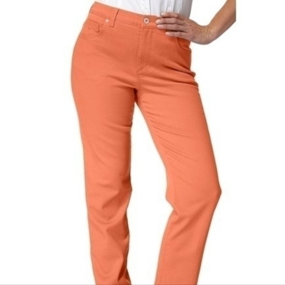 [Gloria Vanderbilt] Classic Fit Tapered Leg Mid Rise Amanda Pants - Size 18